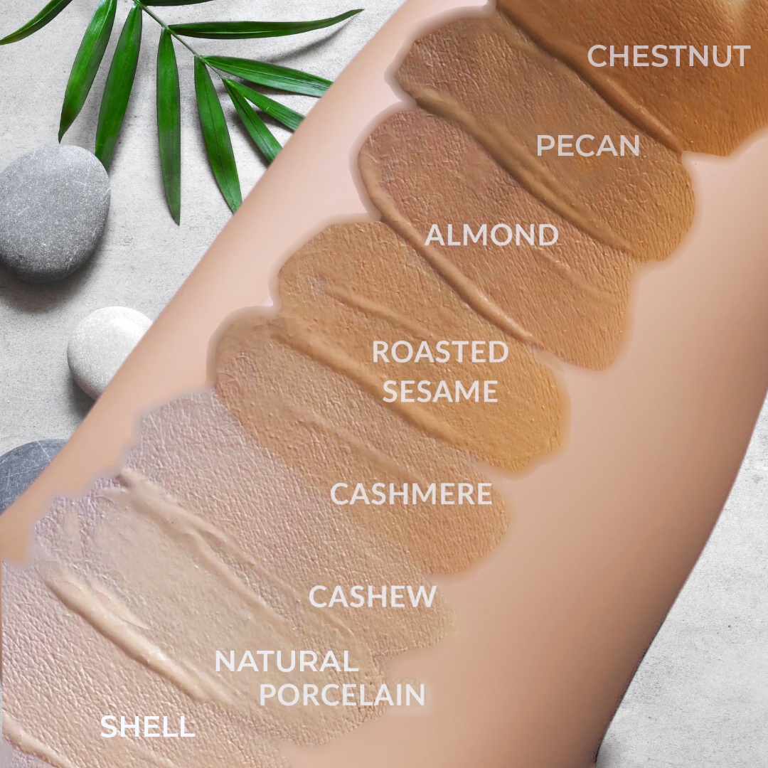 Intense Coverage Liquid Foundation Swatch by Omiana