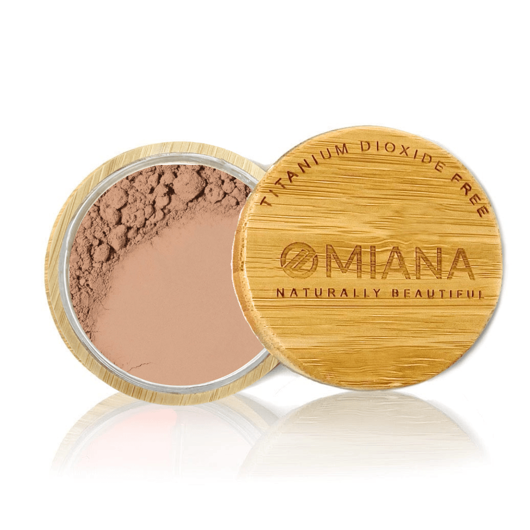 Omiana Beauty Bronzer Mellow / Original Size (6g | 0.21 oz) Loose Powder Mineral Bronzer - Without Mica, Titanium Dioxide, & More!