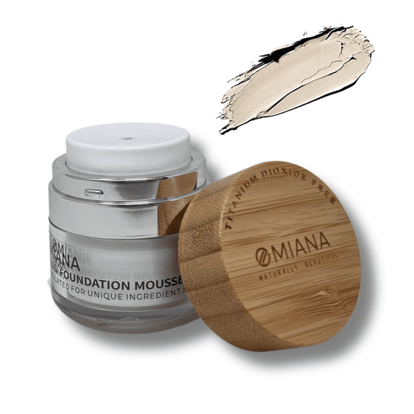Mousse de base líquida de larga duración: ¡sin mica, sin dióxido de titanio y mucho más!