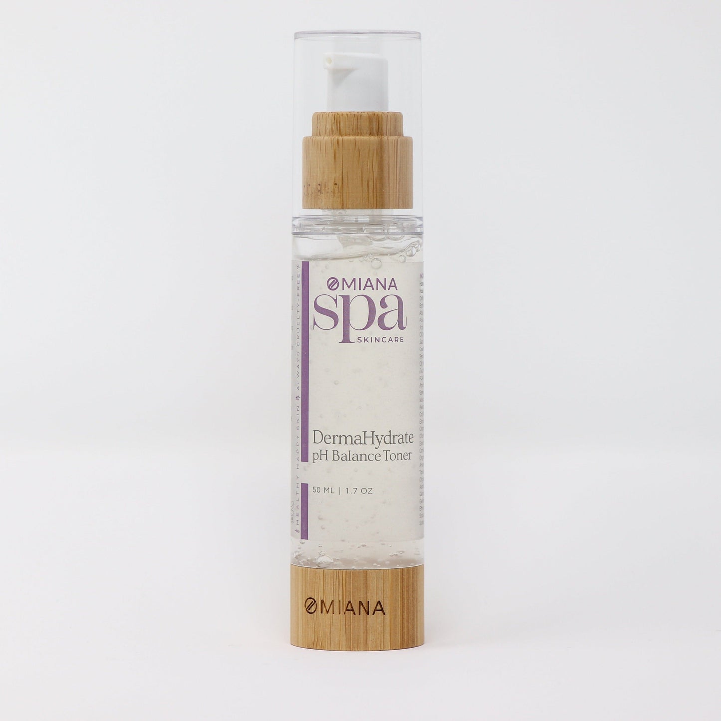 Omiana Natural Cosmetics Cleanser DermaHydrate pH Balance Toner - Made without GMOs, Artificial Fragrances, & More!