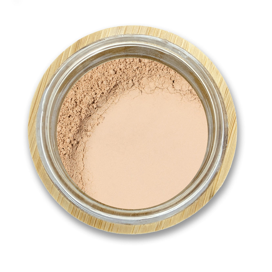 Loose Powder Mineral Foundation - Without Mica, Titanium Dioxide, & More! - Omiana Beauty